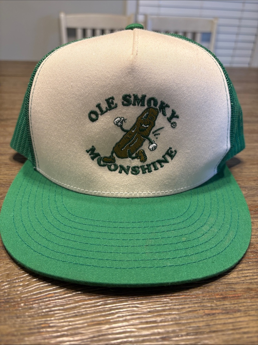 Ole Smoky Moonshine Green & White Trucker Hat
